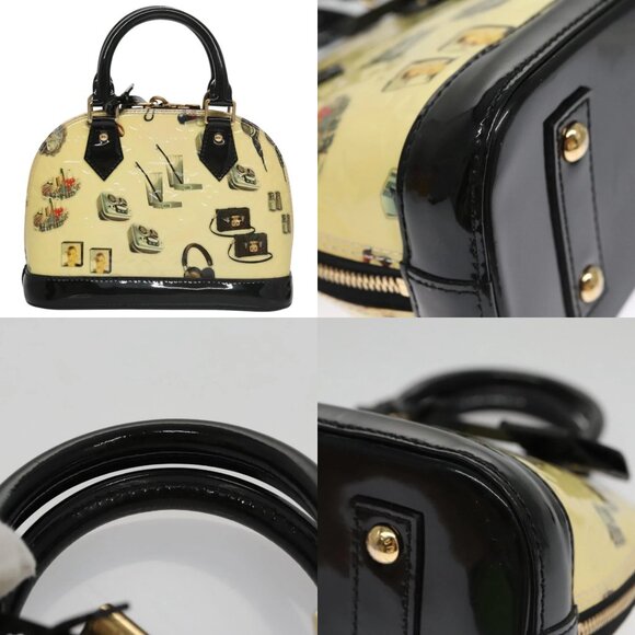 LOUIS VUITTON Vernis Nicolas Ghesquire Alma BB Hand Bag 2way M50419 Auth 106134 - Picture 14 of 15
